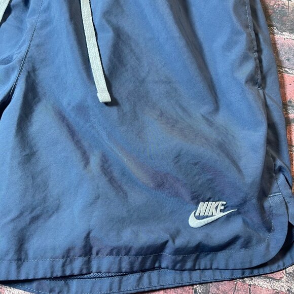 Nike Club Men's Woven Flow Shorts Blue Size Medium Running Training - Picture 3 of 8